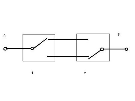 雙聯(lián)雙控開關(guān)接線圖