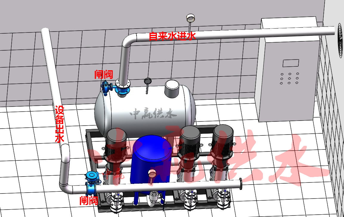 無負(fù)壓供水設(shè)備安裝圖